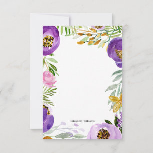 Oro caprichoso y morado ultravioleta nota floral