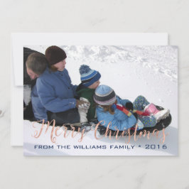 Oro color de rosa y punto rojo del navidad