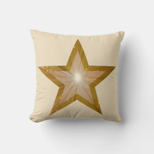 "Oro" Crema cuadrada de almohada de lanzamiento es