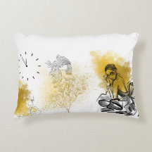 Oro de almohadas y pufs