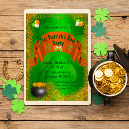 Oro de la invitación a San Patricio