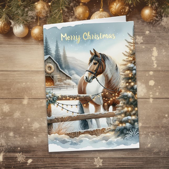 Oro de Navidades Rústicos de Caballos Marrones y B (Subido por el creador)