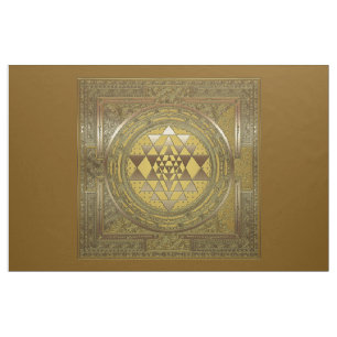 Oro de Sri Yantra - tela