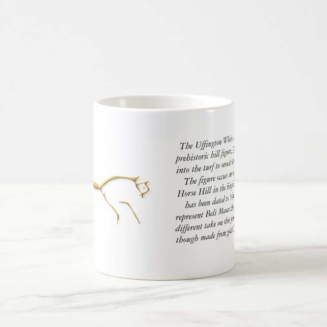 Oro del caballo de Uffington, taza (Centro)