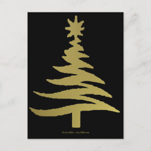 Oro del patrón del árbol de Navidad