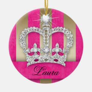 Oro del regalo del ornamento de la corona de la