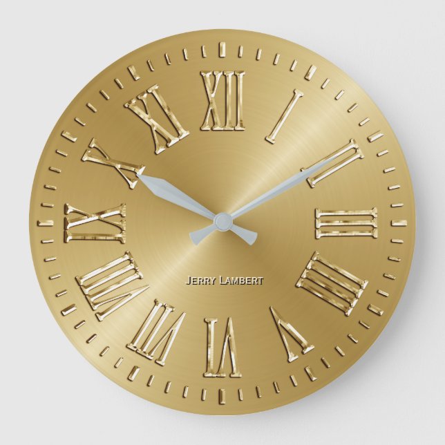Oro del reloj de pared de la firma (Anverso)