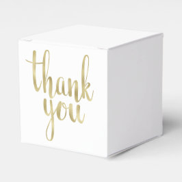 Oro gracias cajas de favores, Relieve metalizado