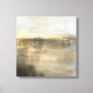 Oro gris oscuro beige pintura abstracta arte de te