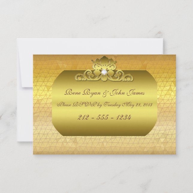 Oro Hoja RSVP (Anverso)