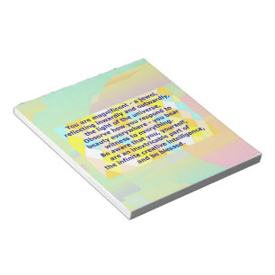 Oro inspirador del azul de la libreta 4 de la cita