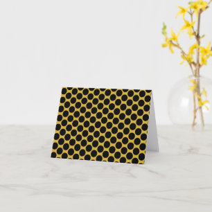 Oro metálico con tarjetas de felicitación estilo P
