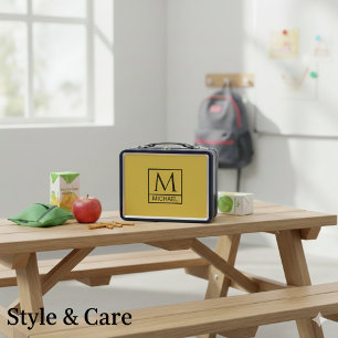 Oro metálico personalizado con iniciales y nombre