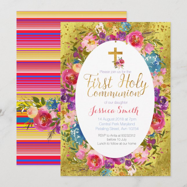 Oro mexicano de la fiesta de la invitación del (Anverso / Reverso)