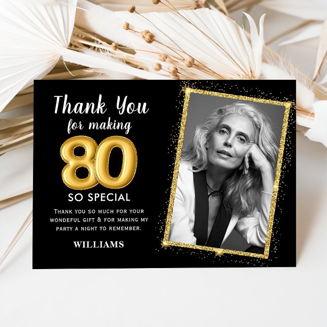 Oro Negro 80.ª Invitación a la foto de cumpleaños  (Subido por el creador)