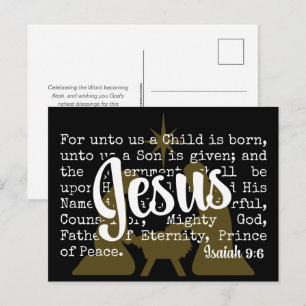 Oro Negro PARA NOSOTROS JESÚS Navidad