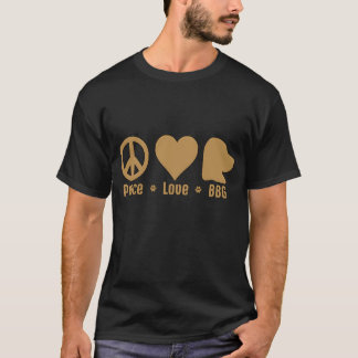 Oro Paz Amor BBG Camiseta