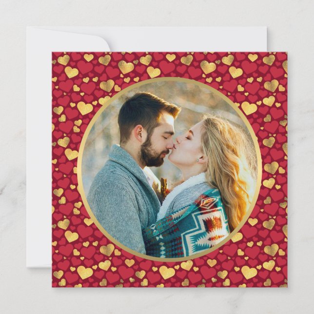 Oro personalizado, regalo El día de San Valentín d (Anverso)