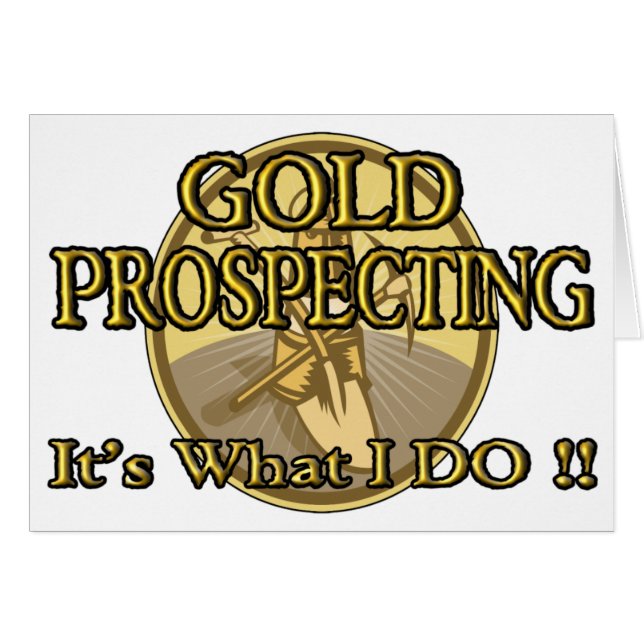 ¡ORO QUE PROSPECTA - es lo que HAGO!! (Anverso (Horizontal))