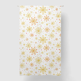 Oro rojo moderno retro atómico de medio siglo 50x8