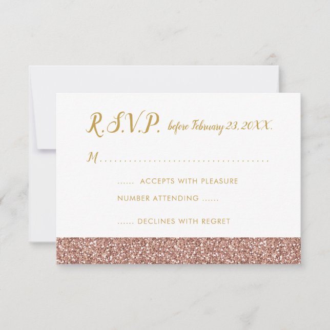 Oro Rosa Brillo & Oro RSVP 3.5x5 A1 (Anverso)