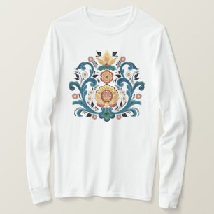 Oro rosante y camiseta borgoñona