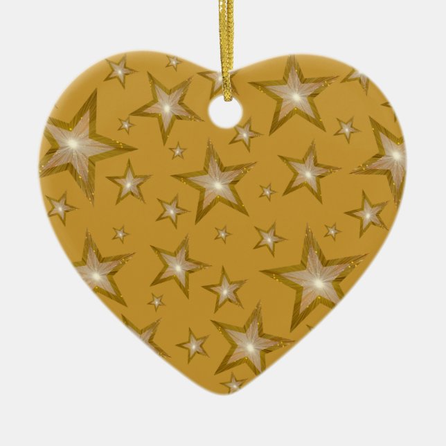 Oro Stars ornamento oro (Frente)
