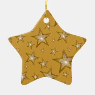 Oro Stars ornamento star oro