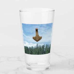 Oro Thor Hammer árboles Collins vaso tumbler