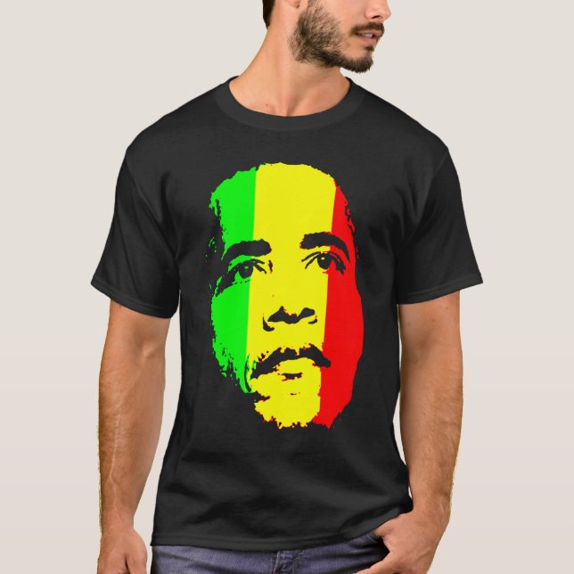 Oro verde de Barack Obama y camiseta roja (Anverso)