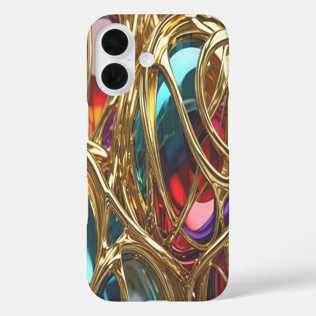 Oro y joyas #1 - iPhone 16 Fundas (Reverso )