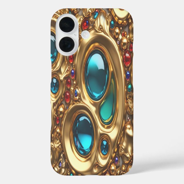 Oro y joyas #3 - iPhone 16 Fundas (Reverso )