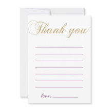 Oro y púrpura | Fiesta Chica moderno Nota de agrad