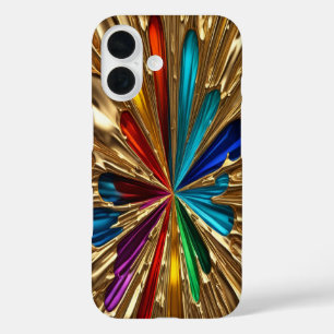 Oro y ráfaga de color - Fundas para iPhone 16