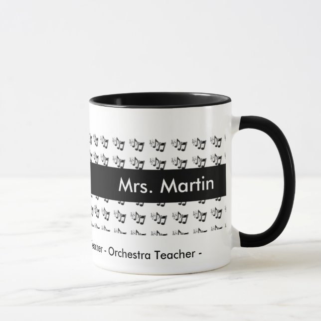 Orquesta - banda - o taza del personalizado del (Derecha)