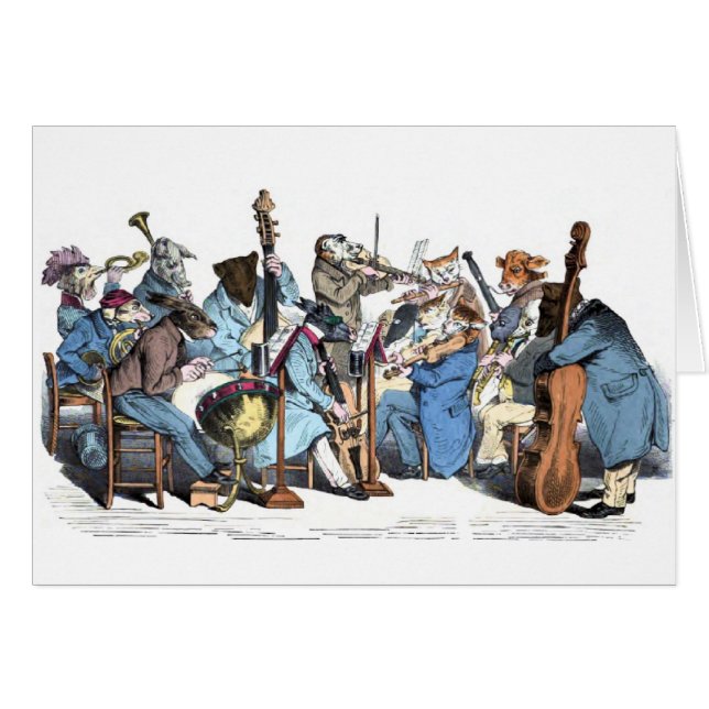 Orquesta de Animales (Anverso (Horizontal))