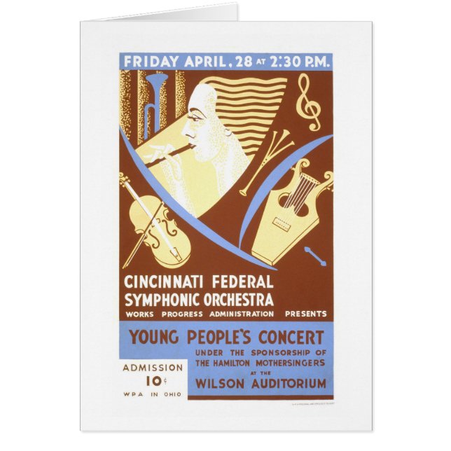 Orquesta de Cincinnati WPA 1939 (Frente)