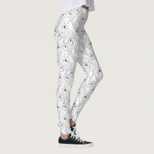 Orquídea , Cattleya , sketch Leggings