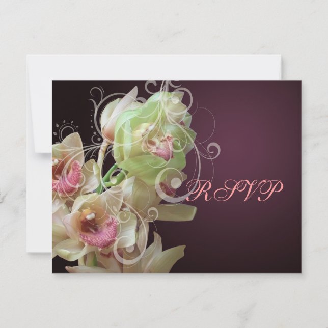 Orquídea de PixDezines RSVP + Florencia Ornamental (Anverso)