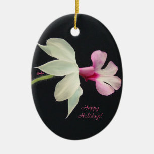 Orquídea del ornamento del navidad
