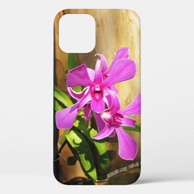 Orquídea en el árbol Myrtle Crepe - Funda para iPh (Reverso )