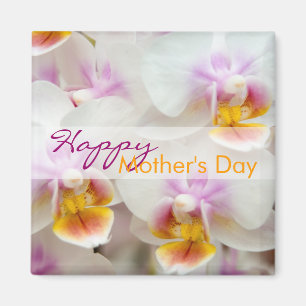 Orquídea • Imán feliz del día de madre