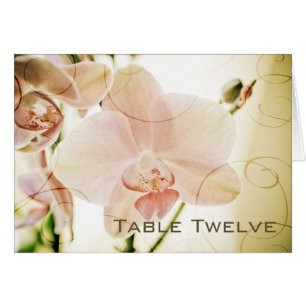 Orquídea rosada • Tarjeta de la tabla