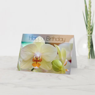 Orquídea • Tarjeta de cumpleaños