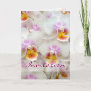 Orquídea ・ Tarjeta de invitación de boda