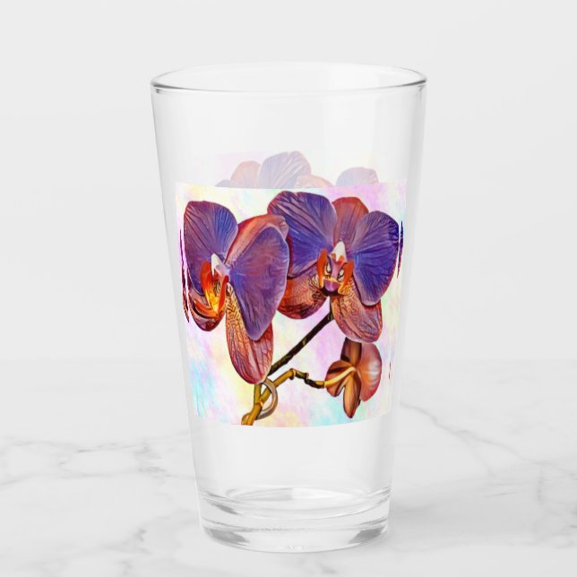orquídea violeta y ámbar (Anverso)