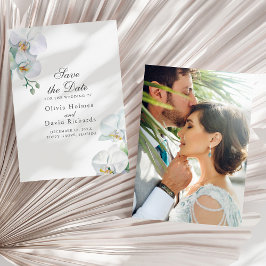Orquídeas Blancas Elegantes Foto Anuncio de Boda S