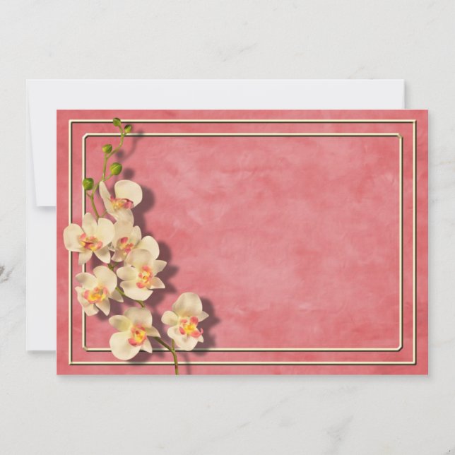 Orquídeas Coral I (Anverso)