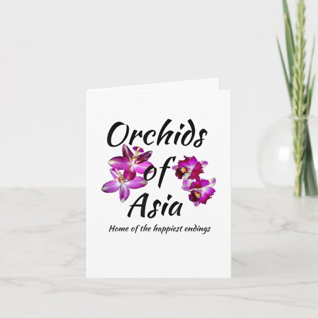 Orquídeas de Asia (Anverso)