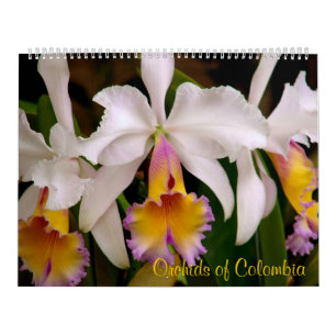 Orquídeas del calendario 2013 de Colombia